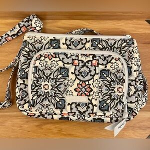 Vera Bradley Iconic RFID Little Hipster Crossbody Bag Lisbon Medallio Excel Cond